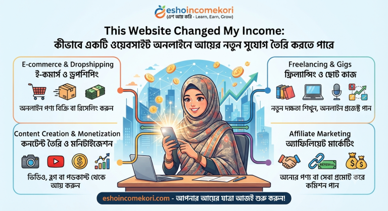 This Website Changed My Income: কীভাবে একটি ওয়েবসাইট অনলাইনে আয়ের নতুন সুযোগ তৈরি করতে পারে