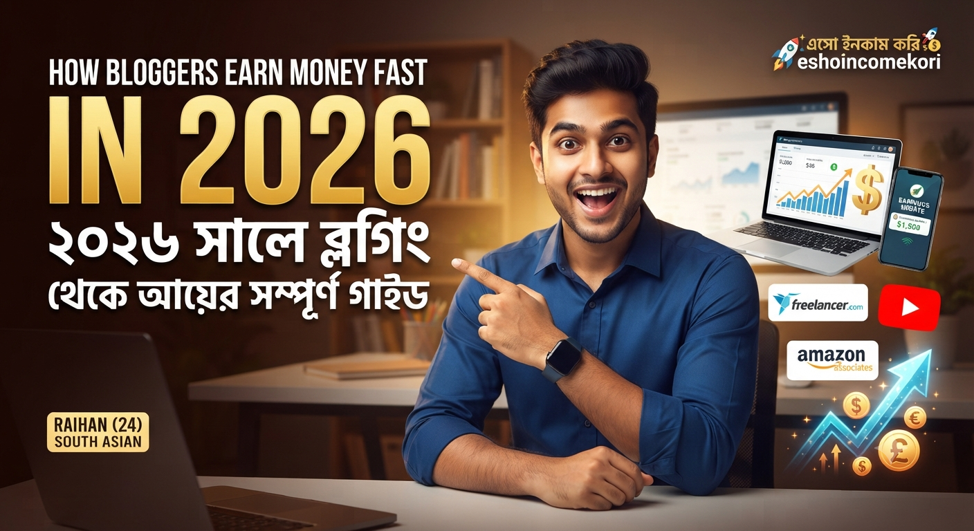 How Bloggers Earn Money Fast: ২০২৬ সালে ব্লগিং থেকে আয়ের সম্পূর্ণ গাইড