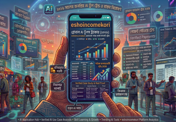 Viral AI tools everyone uses ২০২৬ সালের জনপ্রিয় AI টুল ট্রেন্ড ও বাস্তব বিশ্লেষণবর্তমানে ইন্টারনেটে একটি খুব জনপ্রিয় বাক্য দেখা যাচ্ছে Viral AI tools everyone uses এই ধরনের কনটেন্ট সাধারণত এমন কৃত্রিম বুদ্ধিমত্তা ভিত্তিক টুলকে বোঝায় যেগুলো খুব দ্রুত জনপ্রিয় হয়ে উঠেছে এবং মানুষ দৈনন্দিন কাজ, কনটেন্ট তৈরি, ডিজাইন, ভিডিও এডিটিং এবং অনলাইন ইনকামের জন্য ব্যবহার করছে
