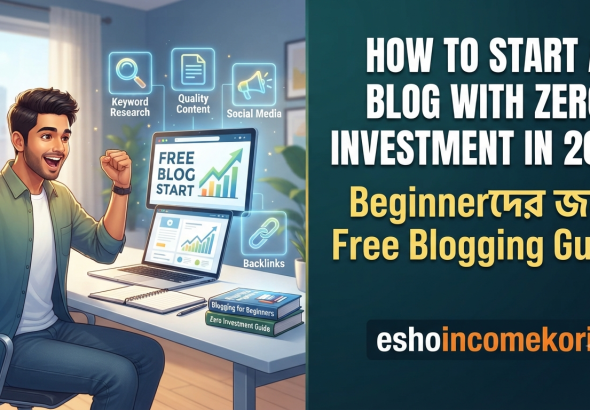 How to Start a Blog with Zero Investment in 2026: Beginnerদের জন্য Free Blogging Guide