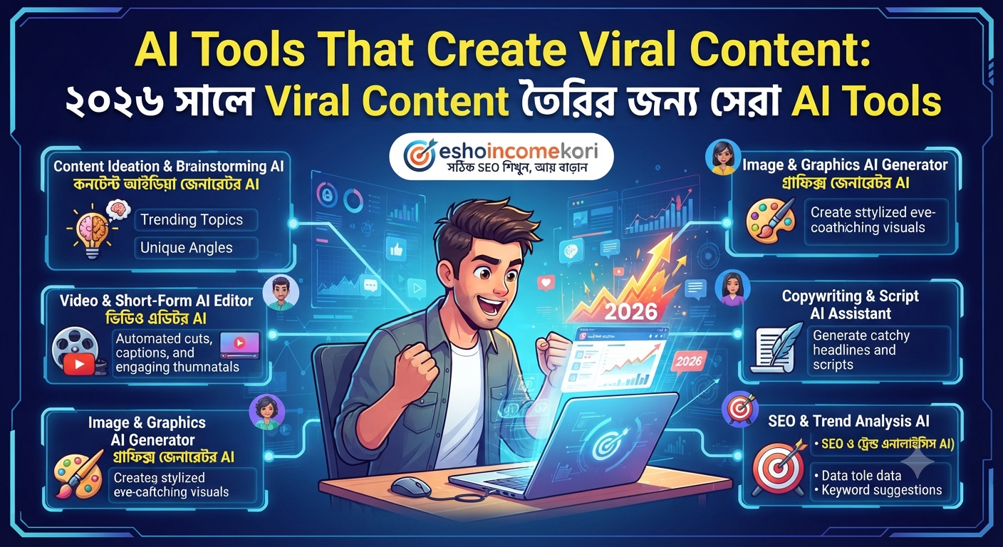 AI Tools That Create Viral Content: ২০২৬ সালে Viral Content তৈরির জন্য সেরা AI Tools