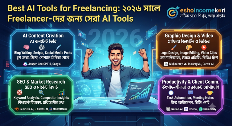 Best AI Tools for Freelancing: ২০২৬ সালে Freelancer-দের জন্য সেরা AI Tools