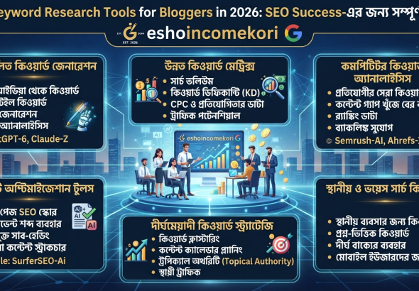 Best Keyword Research Tools for Bloggers in 2026: SEO Success-এর জন্য সম্পূর্ণ Guide