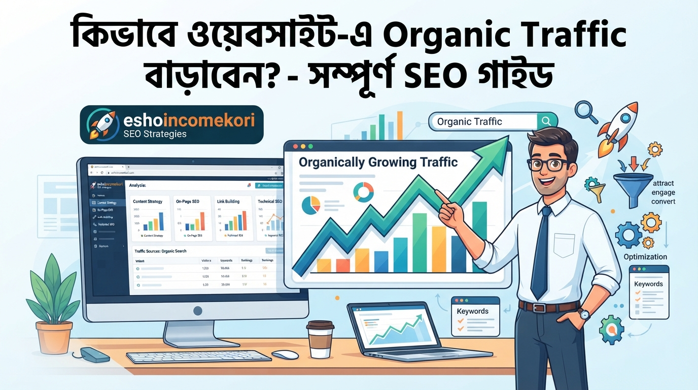 How to Increase Organic Traffic: Website-এ Organic Traffic বাড়ানোর সম্পূর্ণ SEO গাইড