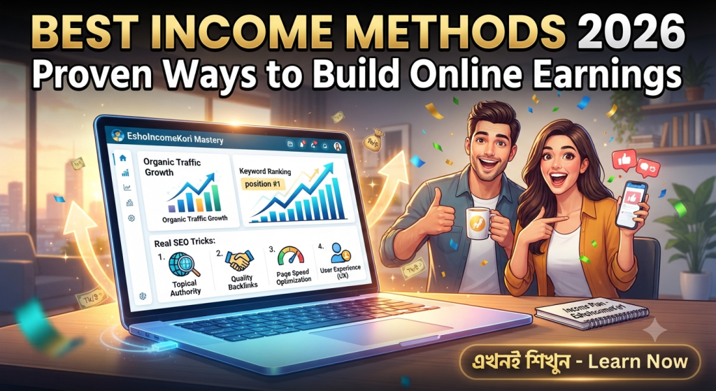 Best Income Methods 2026: Proven Ways to Build Online Earnings