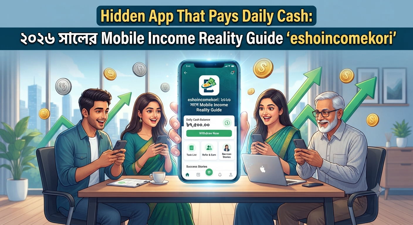 Hidden App That Pays Daily Cash: ২০২৬ সালের Mobile Income Reality Guide