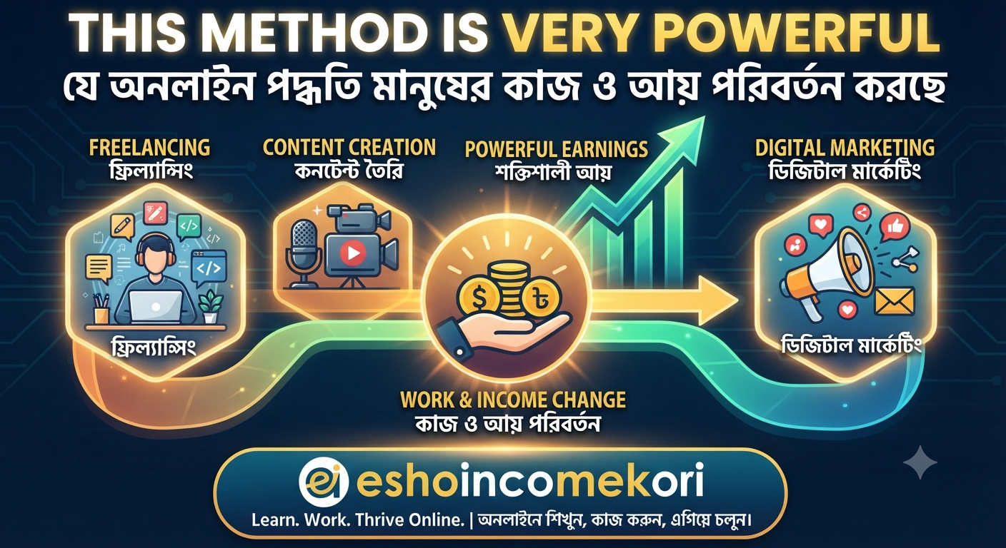 This Method Is Very Powerful | যে অনলাইন পদ্ধতি মানুষের কাজ ও আয় পরিবর্তন করছে