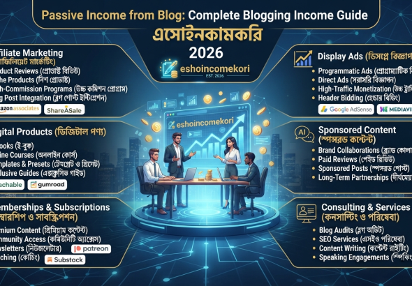 How to Earn Passive Income from Blog in 2026: Complete Blogging Income Guide
