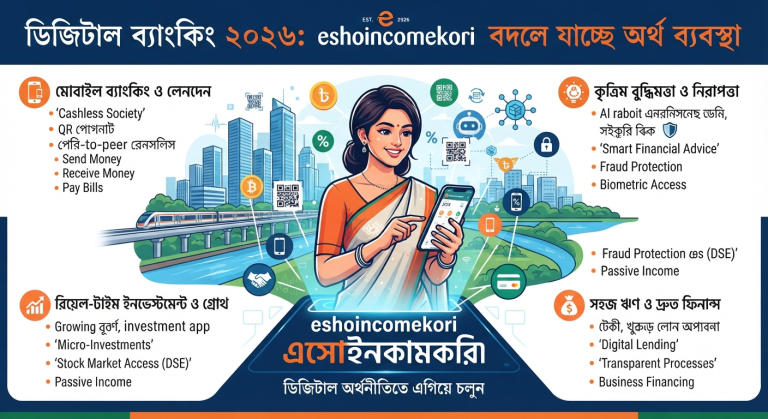 How Digital Banking Is Changing Finance: ২০২৬ সালে Digital Banking কীভাবে অর্থ ব্যবস্থাকে পরিবর্তন করছে