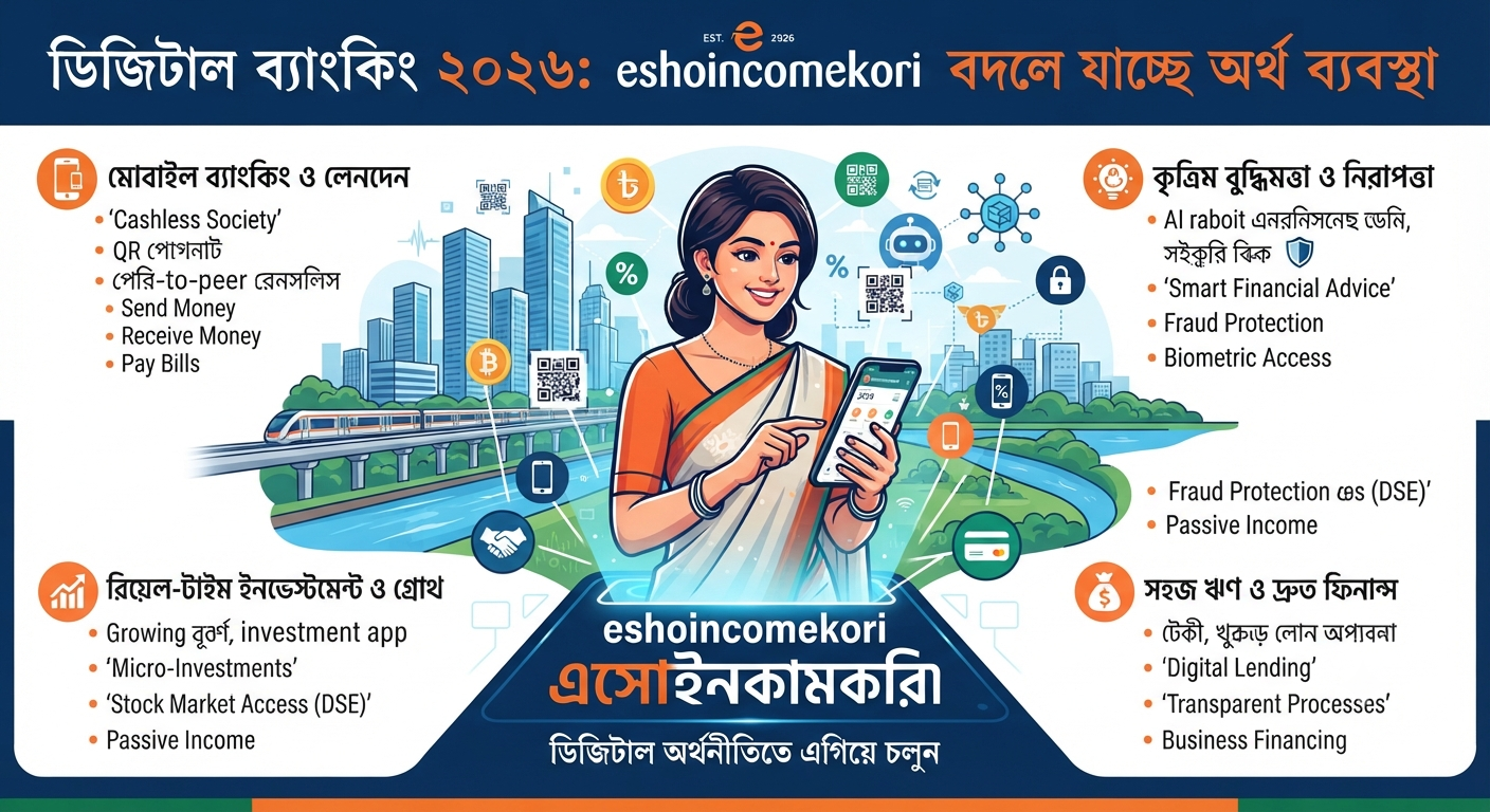 How Digital Banking Is Changing Finance: ২০২৬ সালে Digital Banking কীভাবে অর্থ ব্যবস্থাকে পরিবর্তন করছে