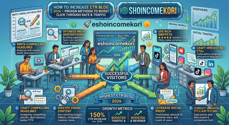 How to Increase CTR Blog 2026 – Proven Methods to Boost Click Through Rate & Traffic