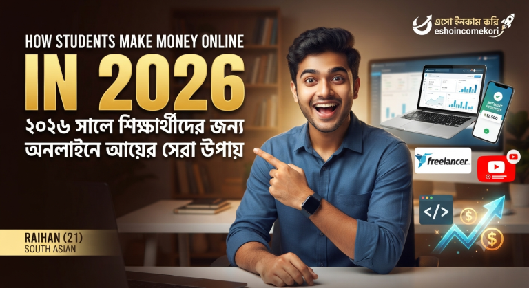 How Students Make Money Online: ২০২৬ সালে শিক্ষার্থীদের জন্য অনলাইনে আয়ের সেরা উপায়