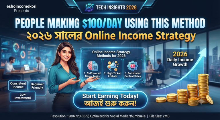 People Making $100/day Using This Method: ২০২৬ সালের Online Income Strategy