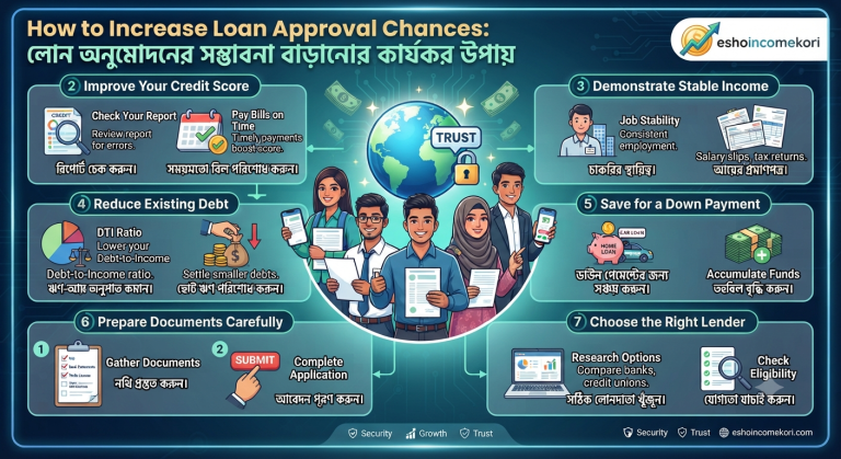 How to Increase Loan Approval Chances: লোন অনুমোদনের সম্ভাবনা বাড়ানোর কার্যকর উপায়