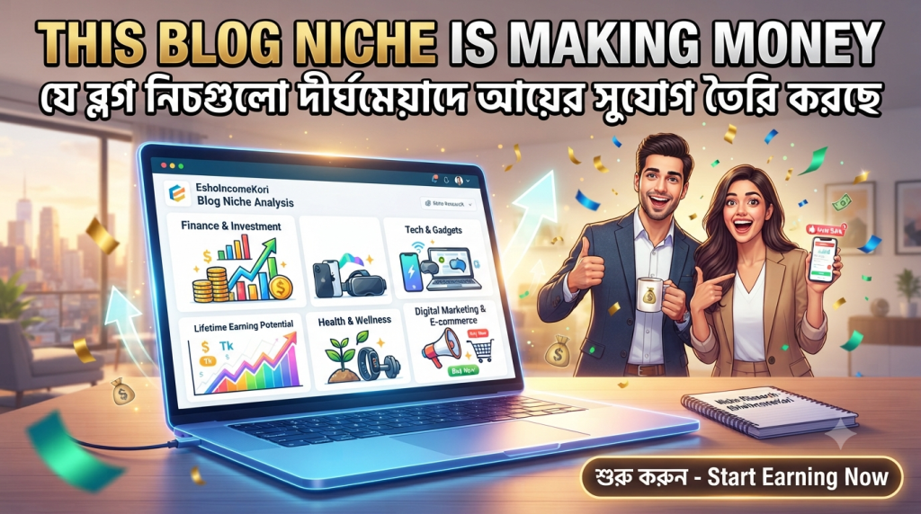 This Blog Niche Is Making Money: যে Blog Niche-গুলো দীর্ঘমেয়াদে আয়ের সুযোগ তৈরি করছে
