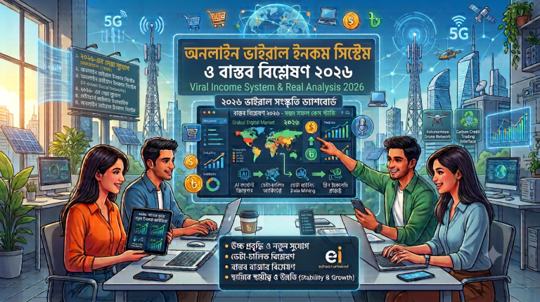 Viral income system অনলাইন ভাইরাল ইনকাম সিস্টেম ও বাস্তব বিশ্লেষণ ২০২৬