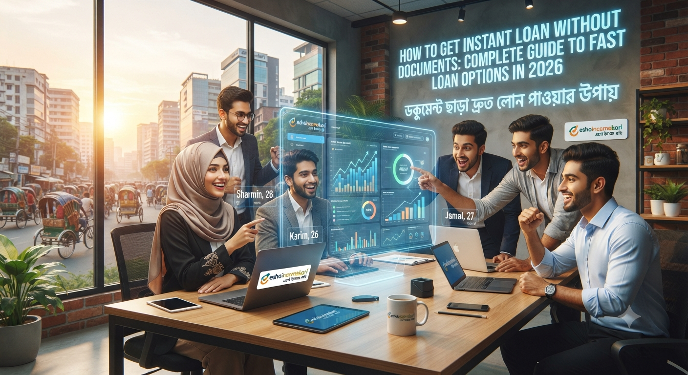 How to Get Instant Loan Without Documents: Complete Guide to Fast Loan Options in 2026 | ডকুমেন্ট ছাড়া দ্রুত লোন পাওয়ার উপায়