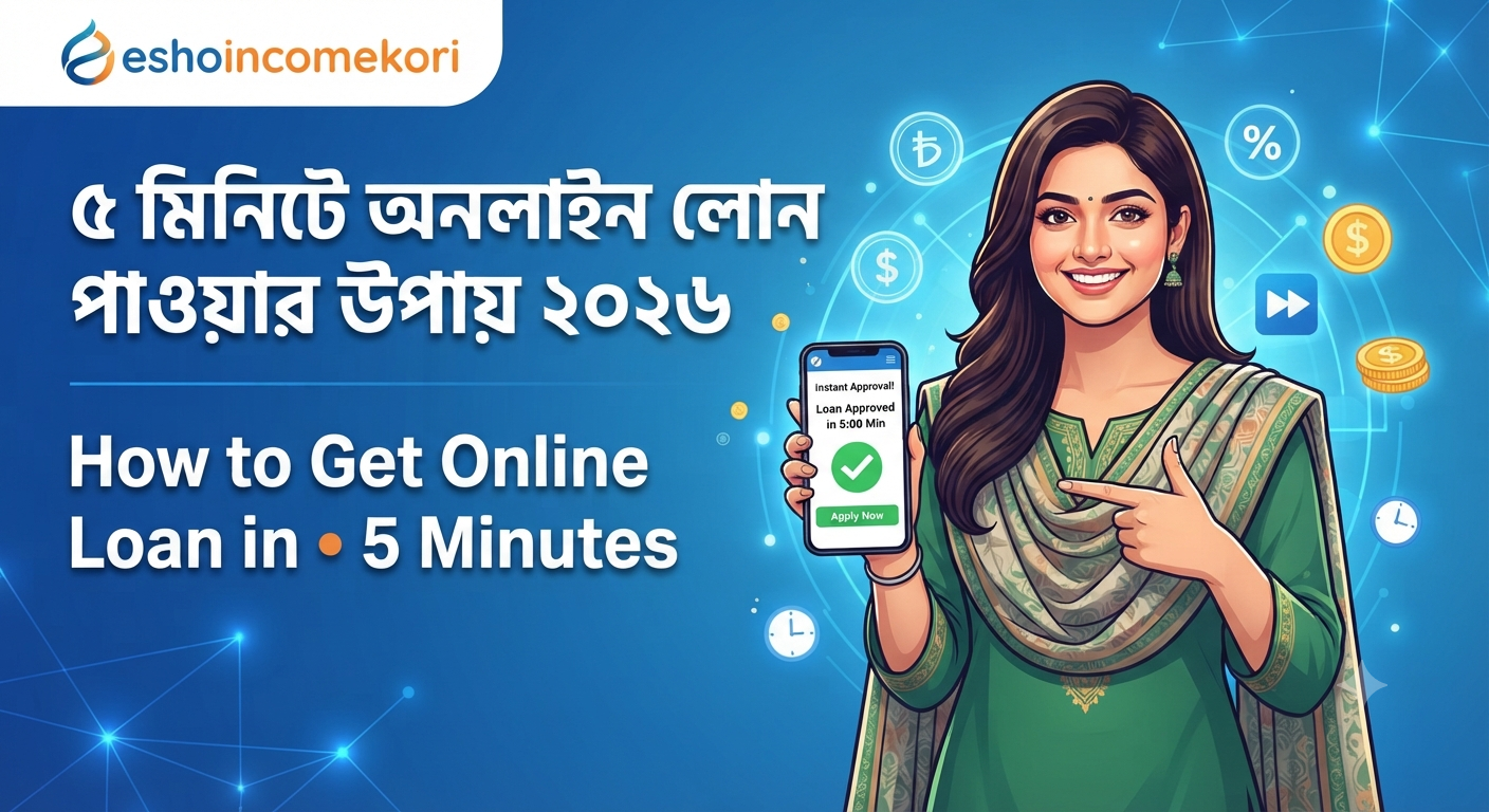 ৫ মিনিটে অনলাইন লোন পাওয়ার উপায় ২০২৬ | How to Get Online Loan in 5 Minutes