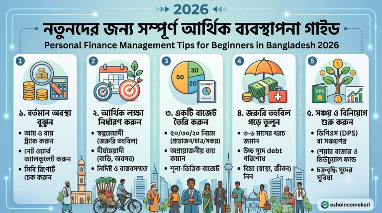 Personal Finance Management Tips for Beginners in Bangladesh 2026: নতুনদের জন্য সম্পূর্ণ আর্থিক ব্যবস্থাপনা গাইড