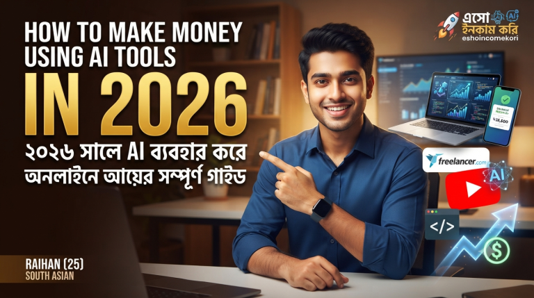 How to Make Money Using AI Tools: ২০২৬ সালে AI ব্যবহার করে অনলাইনে আয়ের সম্পূর্ণ গাইড