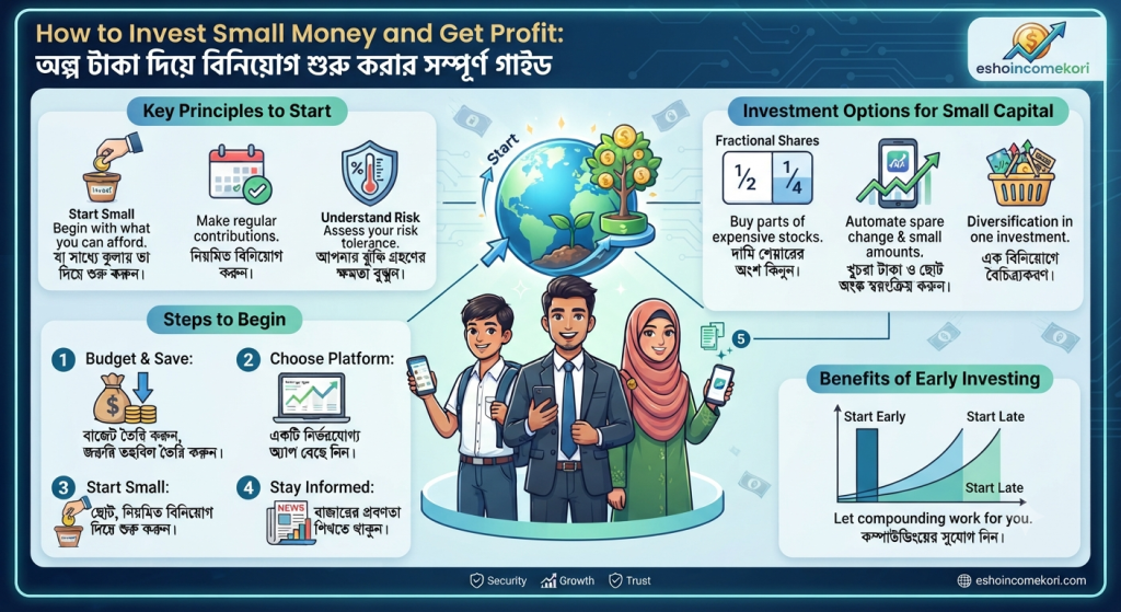 How to Invest Small Money and Get Profit: অল্প টাকা দিয়ে বিনিয়োগ শুরু করার সম্পূর্ণ গাইড