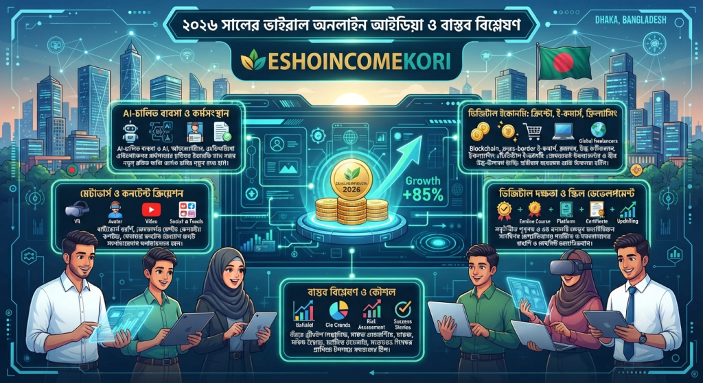 This idea is going viral ২০২৬ সালের ভাইরাল অনলাইন আইডিয়া ও বাস্তব বিশ্লেষণ