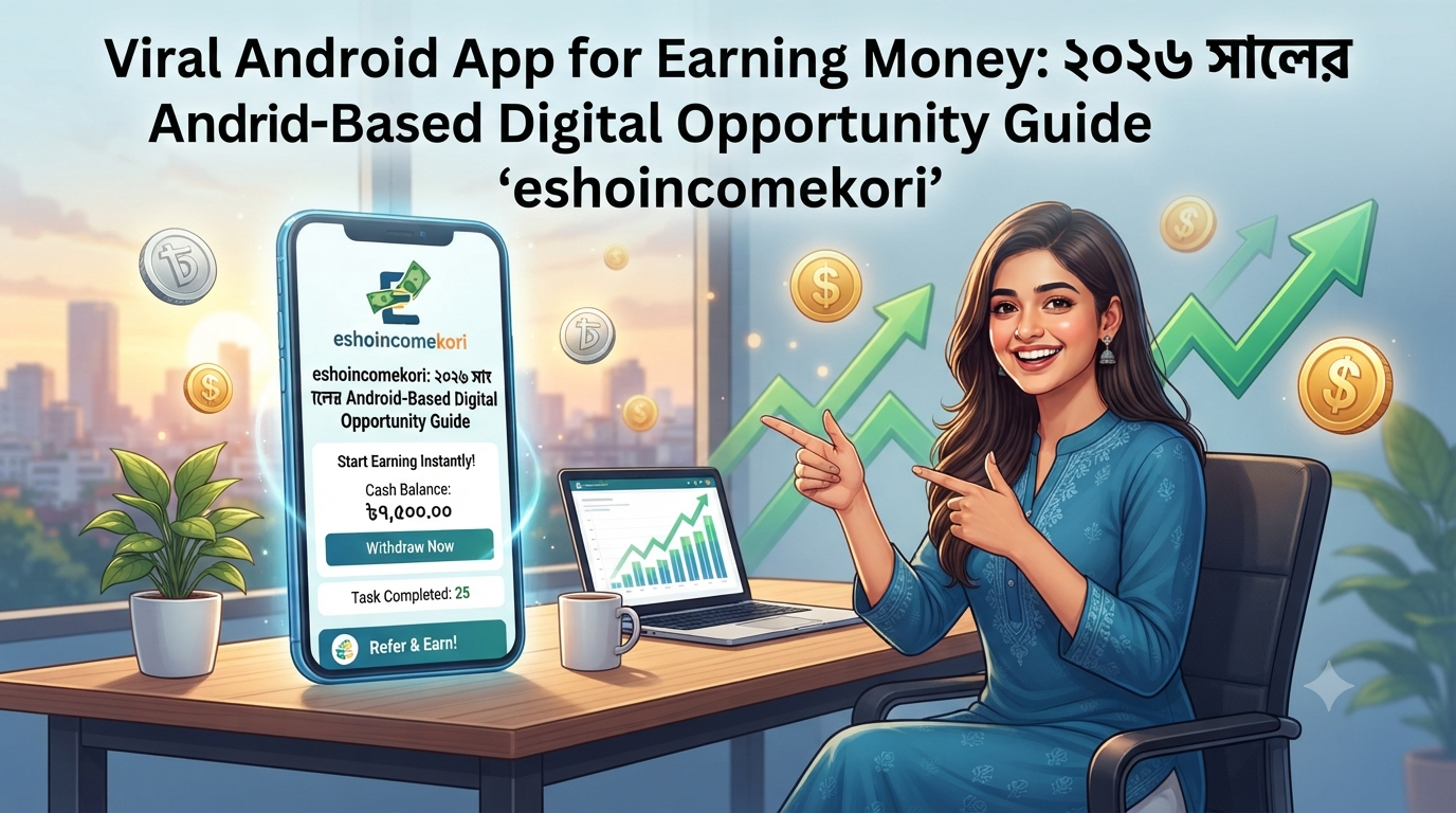 Viral Android App for Earning Money: ২০২৬ সালের Android-Based Digital Opportunity Guide