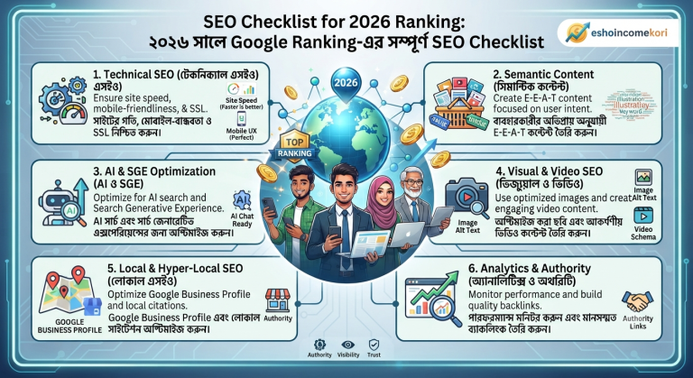 SEO Checklist for 2026 Ranking: ২০২৬ সালে Google Ranking-এর সম্পূর্ণ SEO Checklist