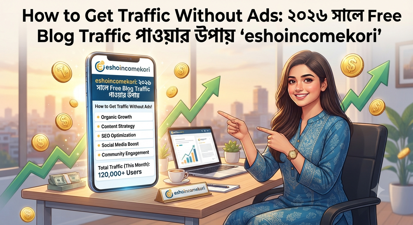 How to Get Traffic Without Ads: ২০২৬ সালে Free Blog Traffic পাওয়ার উপায়