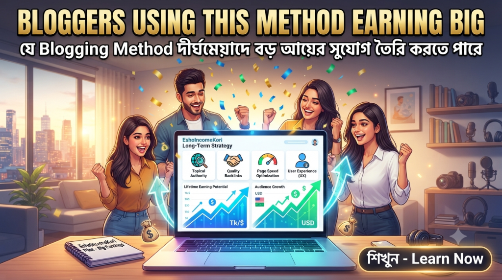 Bloggers Using This Method Earning Big: যে Blogging Method দীর্ঘমেয়াদে বড় আয়ের সুযোগ তৈরি করতে পারে