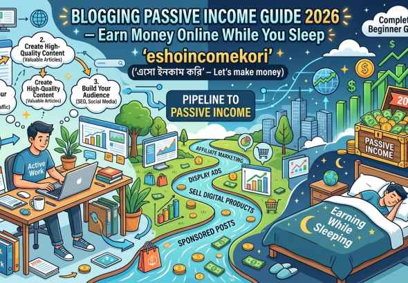 ogging Passive Income Guide 2026 – Earn Money Online While You Sleep