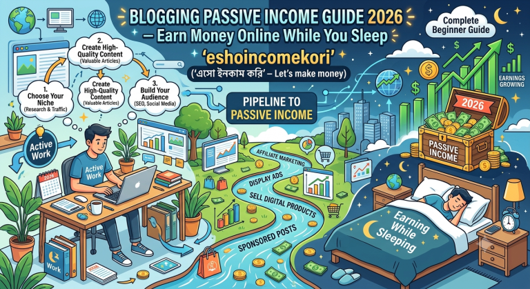 ogging Passive Income Guide 2026 – Earn Money Online While You Sleep