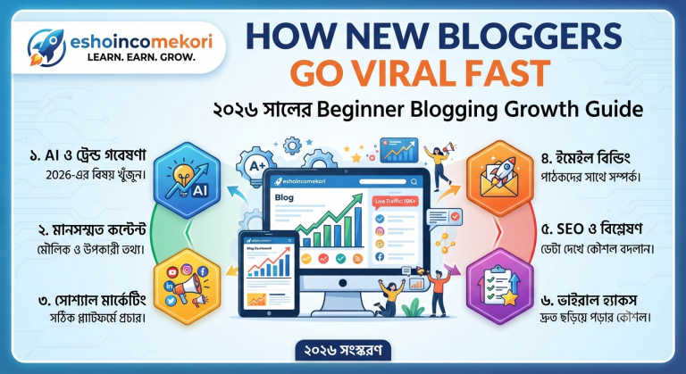 How New Bloggers Go Viral Fast: ২০২৬ সালের Beginner Blogging Growth Guide