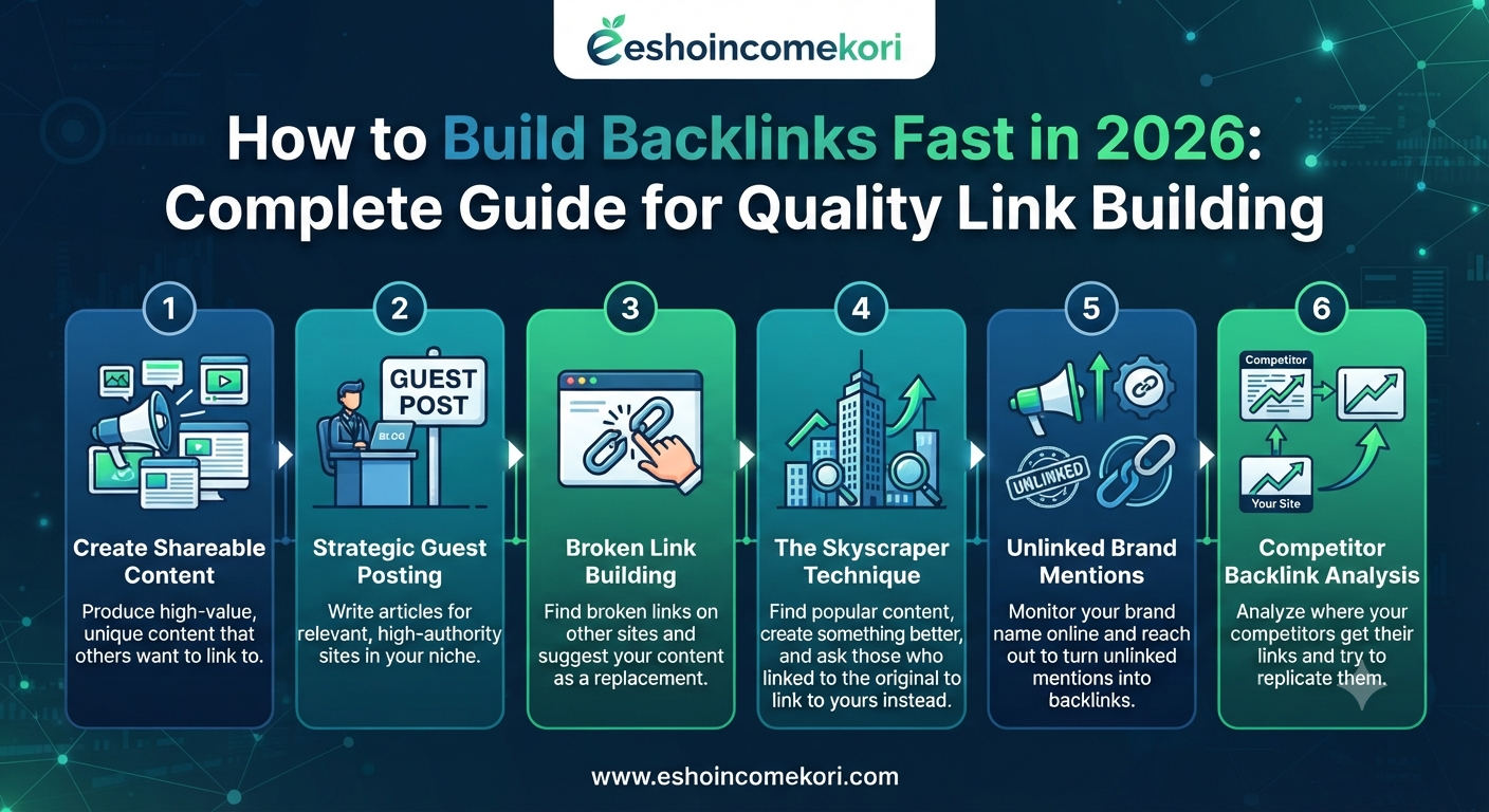 How to Build Backlinks Fast in 2026: Complete Guide for Quality Link Building