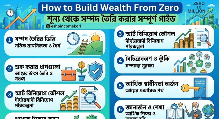 How to Build Wealth From Zero: শূন্য থেকে সম্পদ তৈরি করার সম্পূর্ণ গাইড