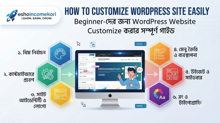 How to Customize WordPress Site Easily: Beginner-দের জন্য WordPress Website Customize করার সম্পূর্ণ গাইড