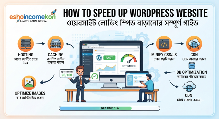 How to Speed Up WordPress Website: Website Loading Speed বাড়ানোর সম্পূর্ণ গাইড