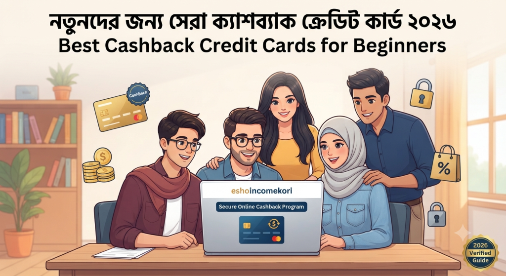 নতুনদের জন্য সেরা ক্যাশব্যাক ক্রেডিট কার্ড ২০২৬ | Best Cashback Credit Cards for Beginners