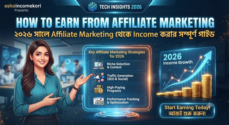 How to Earn from Affiliate Marketing: ২০২৬ সালে Affiliate Marketing থেকে Income করার সম্পূর্ণ গাইড