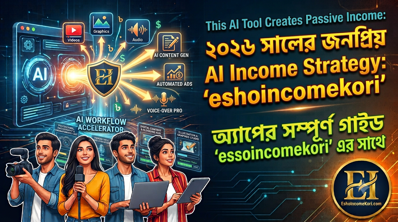 This AI Tool Creates Passive Income: ২০২৬ সালের AI Income Strategy