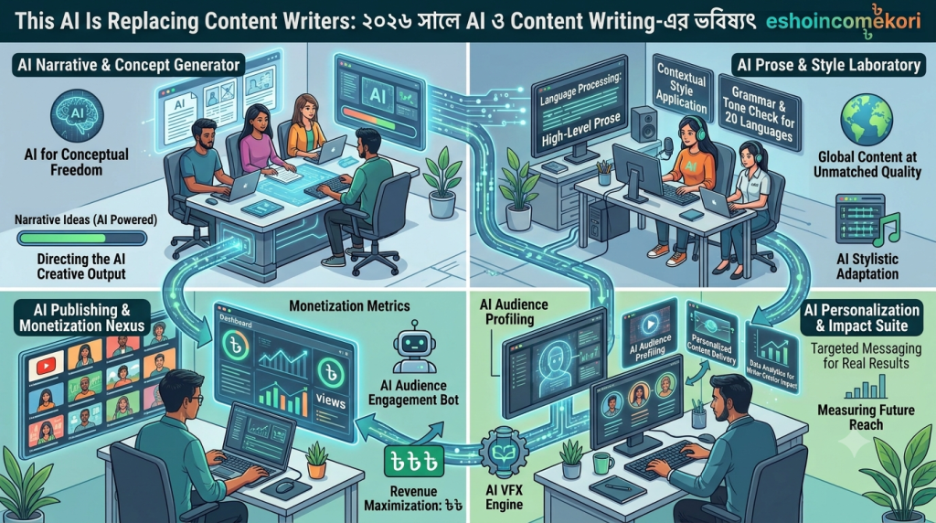This AI Is Replacing Content Writers: ২০২৬ সালে AI ও Content Writing-এর ভবিষ্যৎ