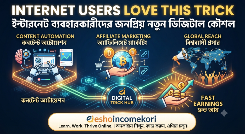 Internet Users Love This Trick | ইন্টারনেট ব্যবহারকারীদের জনপ্রিয় নতুন ডিজিটাল কৌশল