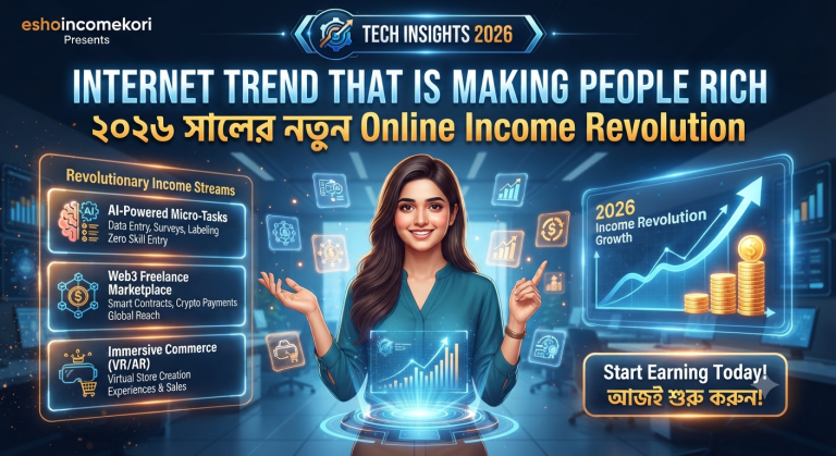 Internet Trend That Is Making People Rich: ২০২৬ সালের নতুন Online Income Revolution