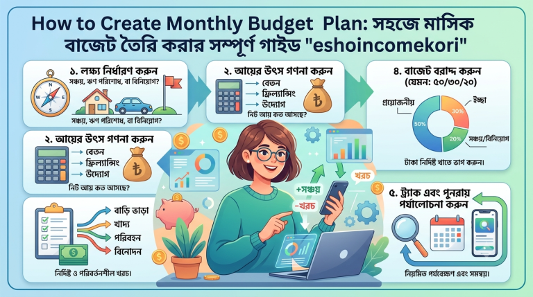 How to Create Monthly Budget Plan: সহজে মাসিক বাজেট তৈরি করার সম্পূর্ণ গাইড
