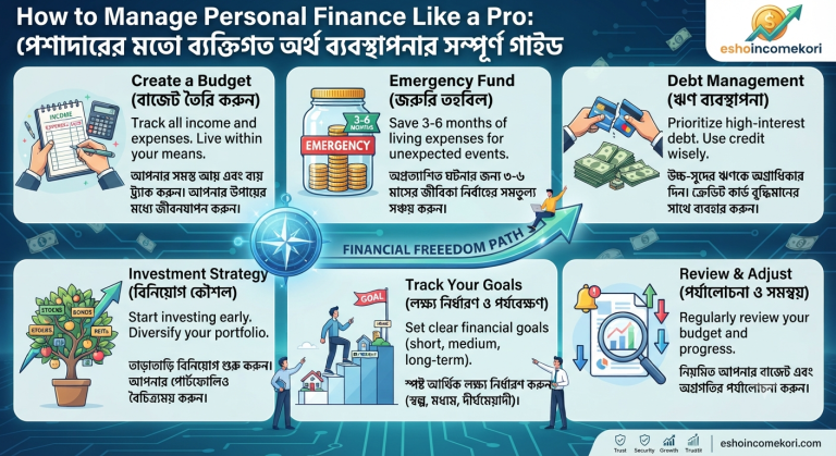 How to Manage Personal Finance Like a Pro: পেশাদারের মতো ব্যক্তিগত অর্থ ব্যবস্থাপনার সম্পূর্ণ গাইড