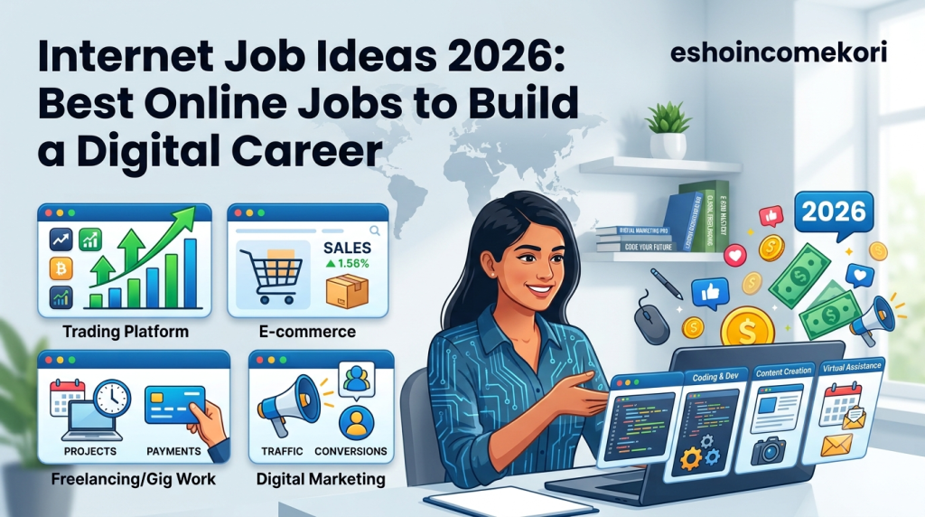 Internet Job Ideas 2026: Best Online Jobs to Build a Digital Career