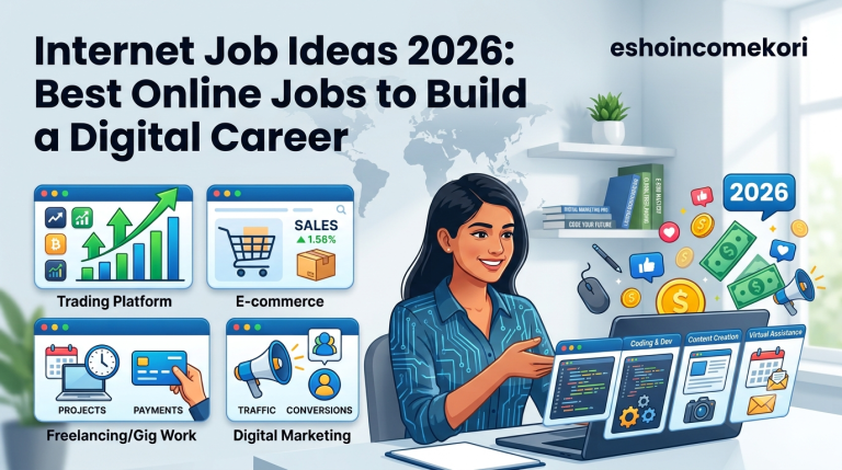 Internet Job Ideas 2026: Best Online Jobs to Build a Digital Career