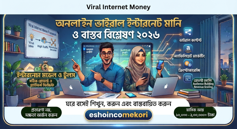 Viral internet money অনলাইন ভাইরাল ইন্টারনেট মানি ও বাস্তব বিশ্লেষণ ২০২৬