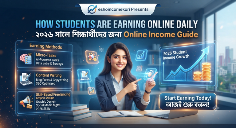 How Students Are Earning Online Daily: ২০২৬ সালে শিক্ষার্থীদের জন্য Online Income Guide