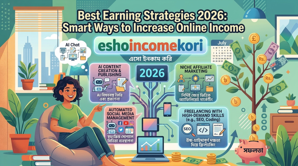 Best Earning Strategies 2026: Smart Ways to Increase Online Income